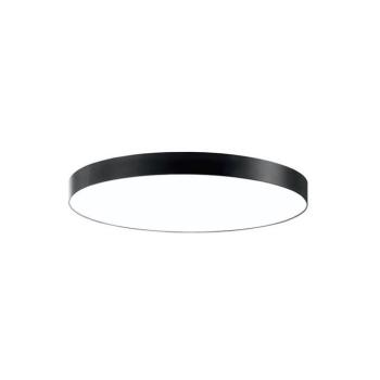 LED lineáris lámpatest DISC falon kívüli vagy függeszthető PROFILED-PR Φ600x80mm 50W 3000K (meleg fehér) 7800lm fekete 2423640 VITO kép