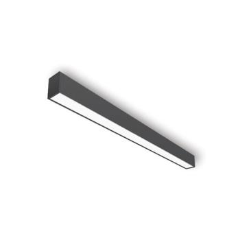 LED lineáris lámpatest felületre szerelhető PROFILED-SL1 53x83x590mm 20W 3000K (meleg fehér) 2000lm fekete 2427700 VITO kép
