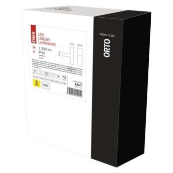 LED lineáris lámpatest ORTO TCON 12W, semleges fehér kép