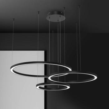 Galaxia LED lógó lámpa, műanyag, fekete, 3 izzós, 85 W kép