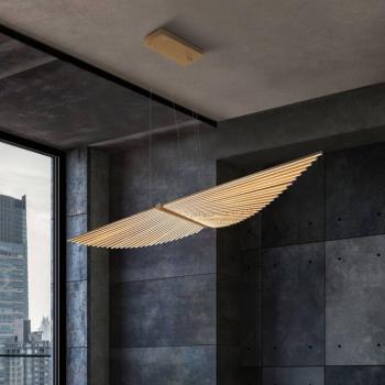 LED lógó világítás SERAPH, arany színű, hossza 105 cm, fém kép