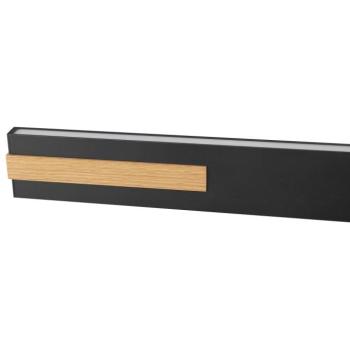 LED lógó világítás Streamline, hossz 130 cm, fekete, fém kép