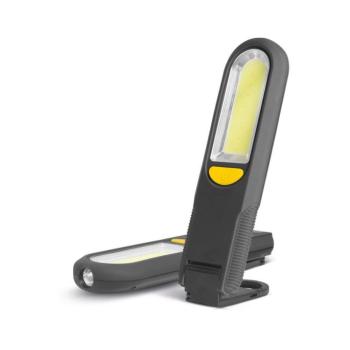 Mágneses steklámpa COB + SMD LED-del, akasztóval - vészjelzővel kép