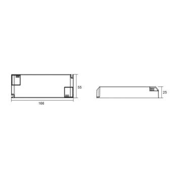 Led vezérlő Basic, dimmelhető, CC, D105040NTF/40W kép
