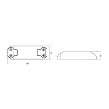 Led vezérlő Basic, dimmelhető, CC, D35020UF/20W kép