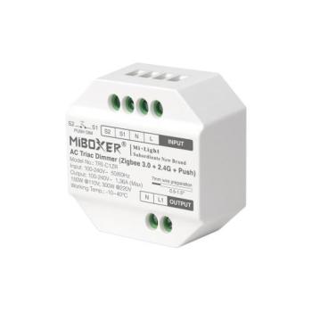 LED meghajtó , dimmer , 220V AC üzemű lámpákhoz , multifunkciós dimmelés , TRI-C1ZR , Zigbee 3.0+2.4G+Push , Miboxer (Mi-Light) kép