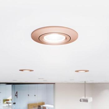 LED mennyezetbe süllyesztett spot Diled, Ø 8,5 cm, 6 W, 3000 K, rózsaszínű kép