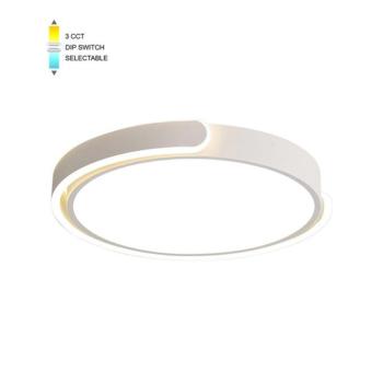 LED mennyezeti kerek lámpatest FINESSE R4-45 φ480*H50 60W 3xCCT-DIP kapcsoló fehér 2026290 VITO kép