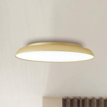 LED mennyezeti lámpa Art, Ø 45 cm, krém-arany színű, fém kép