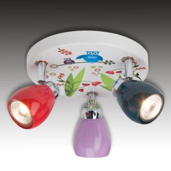 LED mennyezeti lámpa Birds három égős kép