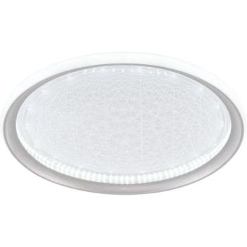 LED mennyezeti lámpa CCT 42w ezüst+cr szabályozható + távirányító, dimmelhető, 2340 lm, Optonica, 19014 kép