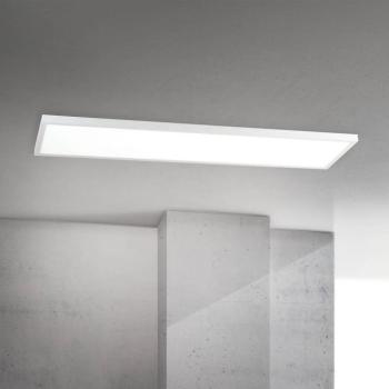 LED mennyezeti lámpa Disc, fehér, hossza 115 cm, CCT, fém kép