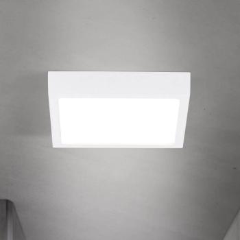 LED mennyezeti lámpa Disc, fehér, hossza 14 cm, CCT, fém kép