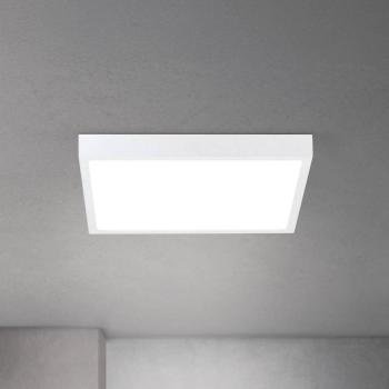 LED mennyezeti lámpa Disc, fehér Hosszúság 40 cm CCT Fém/műanyag kép