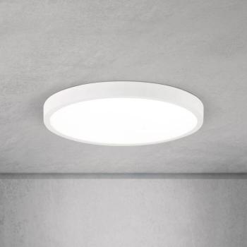 LED mennyezeti lámpa Disc, fehér, Ø 28 cm, CCT, fém/műanyag kép