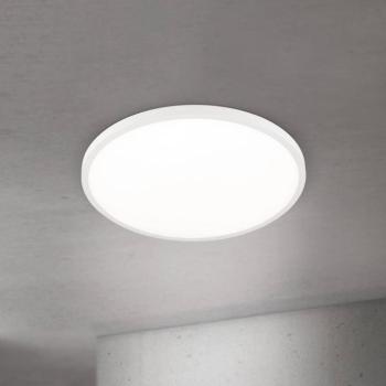 LED mennyezeti lámpa Disc, fehér, Ø 60 cm, CCT, fém/műanyag kép