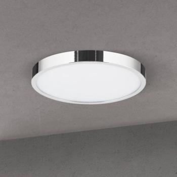 LED mennyezeti lámpa Disc, króm színű, Ø 24 cm, CCT, fém kép