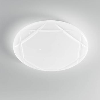 LED mennyezeti lámpa Elixir, Ø 50 cm, fehér, műanyag, CCT kép
