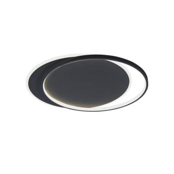 LED mennyezeti lámpa Evelyn, fekete, hosszúság 55 cm, fém kép