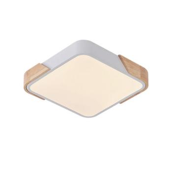 LED mennyezeti lámpa FINESSE S2-35 400x400xH50 35W 3xCCT (3000K/4000K/6500K) 2975lm matt fehér+fa 2027990 VITO kép
