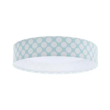 LED mennyezeti lámpa GALAXY KIDS LED/24W/230V zöld-fehér pöttyös kép