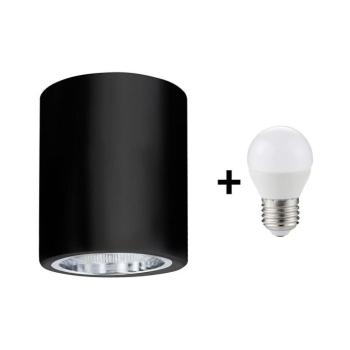 LED mennyezeti lámpa JUPITER 1xE27/6W/230V 120x98 mm fekete SA1042+KB0018 kép