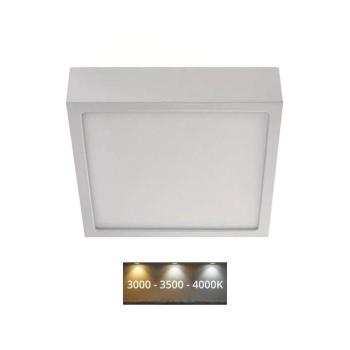 LED felületi lámpatest NEXXO, négyzet, fehér, 12,5W, CCT, 1100, 220–240V, CRI> 80, IP40/IP20, EMOS, ZM6133 kép