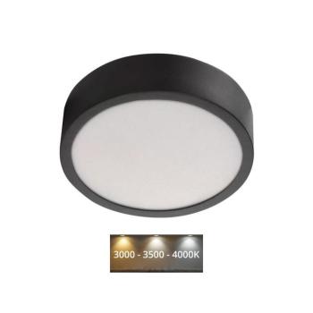 LED felületi lámpatest NEXXO, kerek, fekete, 12,5W, CCT, 1100, 220–240V, CRI> 80, IP40/IP20, EMOS, ZM5333 kép