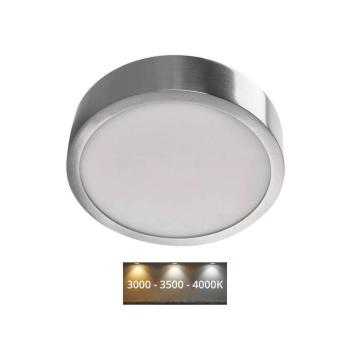LED felületi lámpatest NEXXO, kerek, ezüst, 12,5W, CCT, 1100, 220–240V, CRI> 80, IP40/IP20, EMOS, ZM5233 kép