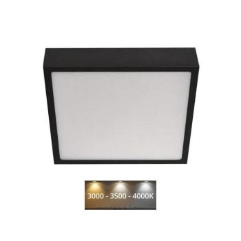 LED felületi lámpatest NEXXO, négyzet, fekete, 21W, CCT, 1900, 220–240V, CRI> 80, IP40/IP20, EMOS, ZM6343 kép