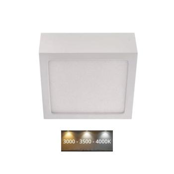 LED felületi lámpatest NEXXO, négyzet, fehér, 7,6W, CCT, 680, 220–240V, CRI> 80, IP40/IP20, EMOS, ZM6123 kép