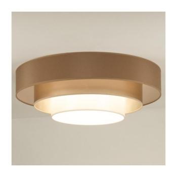 - LED Mennyezeti lámpa LUNETA LED/26W/230V átm. 60 cm 4000K barna/arany 606141 kép