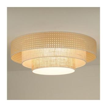 - LED Mennyezeti lámpa LUNETA LED/26W/230V átm. 60 cm 4000K rattan/bézs 606127 kép