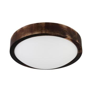 LED mennyezeti lámpa OAK SMOKY SLIM LED/20W/230V 4000K átm. 27 cm tölgy/sötétbarna LD-PD-8.1/LED20/SMOKY kép