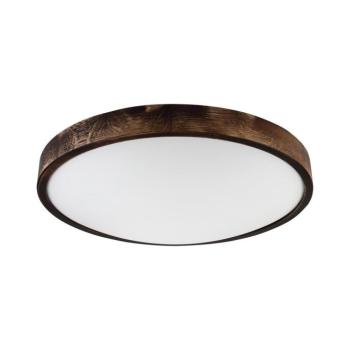 LED mennyezeti lámpa OAK SMOKY SLIM LED/36W/230V 4000K átm. 47 cm tölgy/sötétbarna LD-PD-8.3/LED36/SMOKY