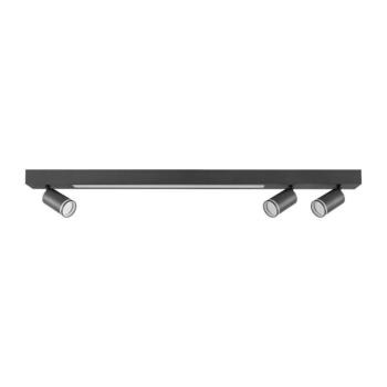 LED Mennyezeti lámpa PÁRIZS LED/24W/230V + 3xGU10/10W fekete 327390 kép