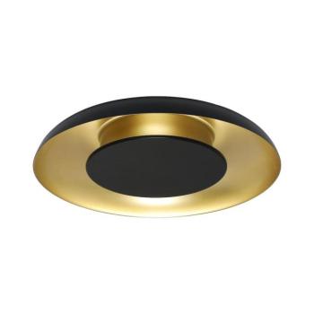 LED mennyezeti lámpa PIATTINO LED/30W/230V 3000/4000/6000K Ø 40 cm fekete/arany ML1812 kép