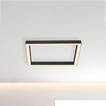 PURE Lines Square LED mennyezeti lámpa, 55 cm, grafit, CCT kép