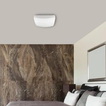 LED mennyezeti lámpa Reva 30 négyzet alakú, fehér, műanyag, acél kép