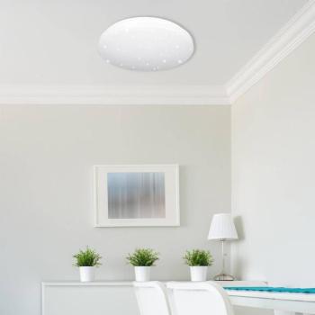 LED mennyezeti lámpa Reva Star, Ø 50 cm, fehér, műanyag kép
