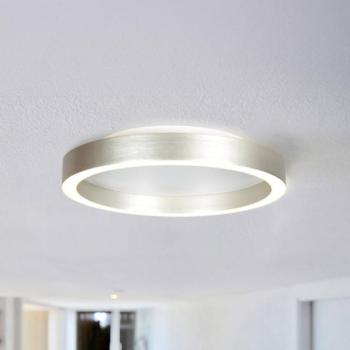LED mennyezeti lámpa Ringlux acélszürke, Ø 30 cm, fém, 2700 K kép