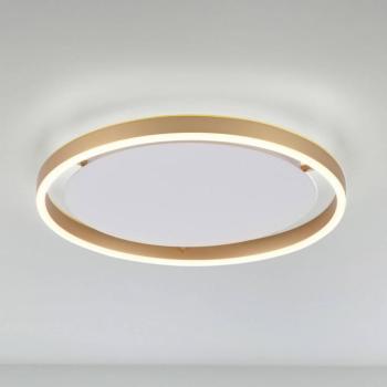 LED mennyezeti lámpa Ritus, Ø 39.3cm matt sárgaréz kép