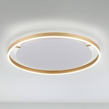 LED mennyezeti lámpa Ritus, Ø 58.5cm, matt sárgaréz kép