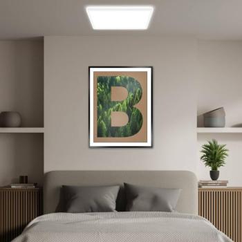 Tava A LED mennyezeti világítás, 42x42 cm, műanyag, fehér kép