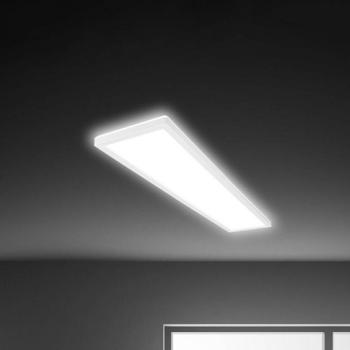 Tava LED mennyezeti világítás, fehér, műanyag, 98 cm, háttérvilágítás kép
