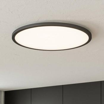 LED mennyezeti lámpa Tuco CCT, szab., fekete Ø50cm kép