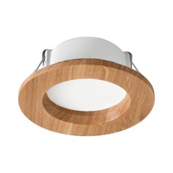 LED mennyezeti lámpa WOODY SPOT LED/5,5W/230V 4000K tölgy ? 10 cm LD-PO-1/DĄB kép