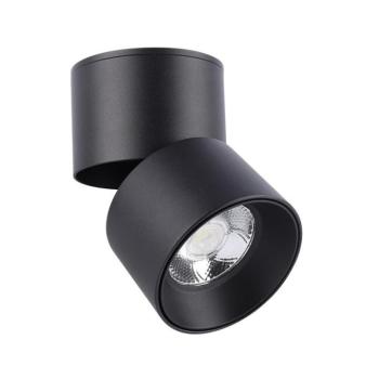 LED mennyezeti spot lámpa LAZY-10 10W 940lm COB 3000K Ø72X98 fekete 2102860 VITO kép