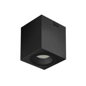 LED mennyezeti spotlámpa CUBIX-A 9W 3xCCT (3000K/4200K/6500K) 1080lm 30°-ban állítható IP20 9*9*10cm fekete 2103120 VITO kép