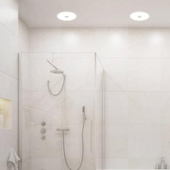 LED mennyezeti süllyesztett lámpa 748 IP44 CCT kapcsoló Ø 22cm kép